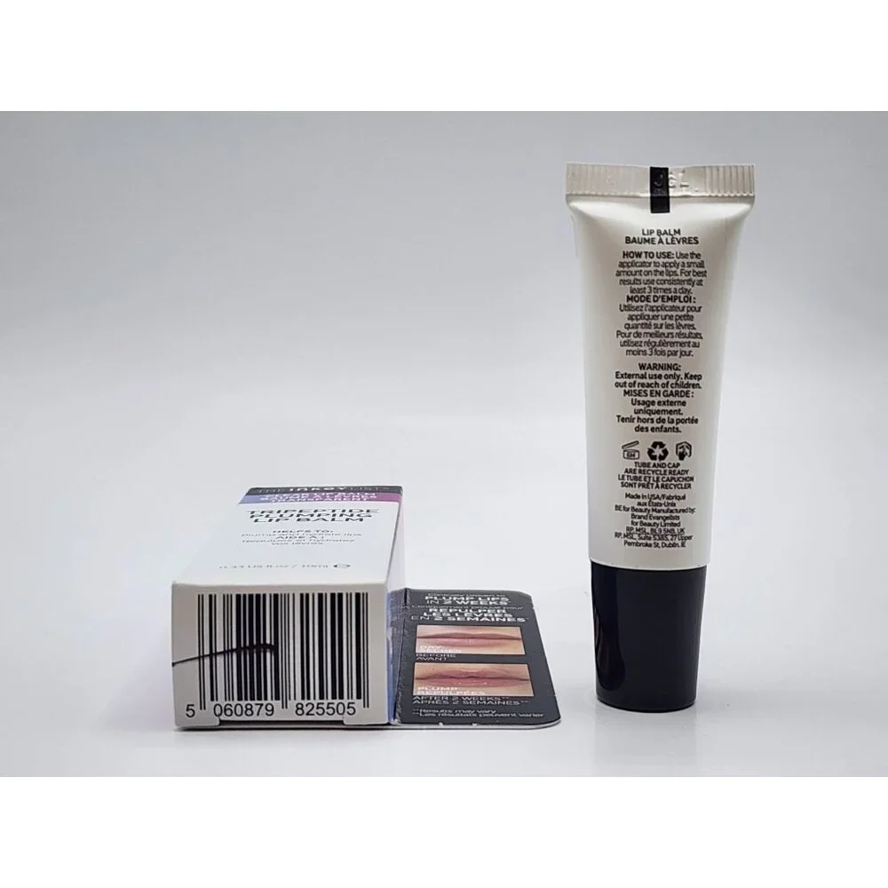 Inkey List Tripeptide Plumping Lip Balm Clear .33 Fl Oz New In Box